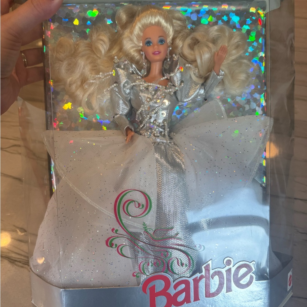 Holiday Barbie in Sparkling Silver Gown